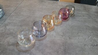 Retro kulovité sklenky na whisky 200ml - 11