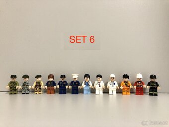 Rôzne sety vojakov (8ks) 2 + doplnky - typ lego - 11