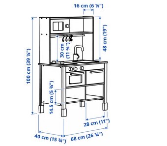 Dětská kuchyňka IKEA SILLTRUT - skvělý stav - 11