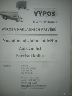 Přívěsný vozík - 11