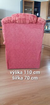 Rozkládací sedačka a křeslo - 11