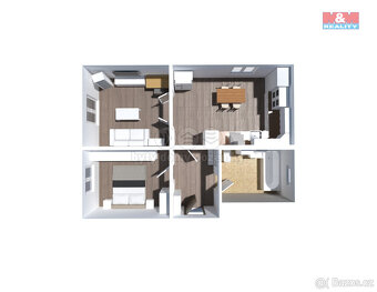 Prodej bytu 2+1, 52 m², Ostrava, ul. Edisonova - 11