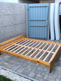 Prodám manželskou postel + Matrace 160cm x 200cm - 11