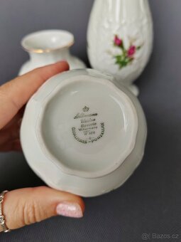 Sada nádherných porcelánových váz Seltmann Weiden "Wien" - 11