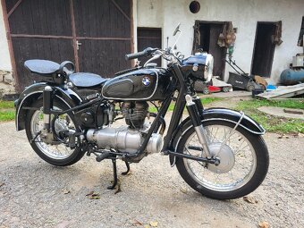 BMW R26 1956, všechny čísla shodné,včetně bílé SPZ a TP - 11