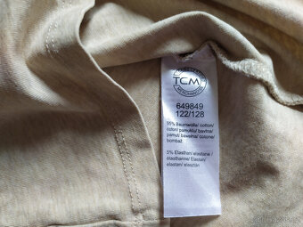 3 x dívčí tričko, pejsky, sova, dýně H&M, 122/128 - 11