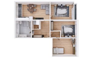 Prodej nově zrekonstruovaného bytu 4kk s lodžií, Klíše - 11