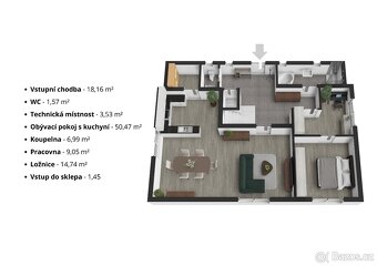 Prodej rodinného domu 181 m², pozemek 593 m² Polepy u Kolína - 11