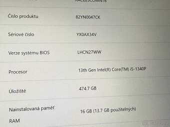 2v1 16" tablet/notebook Lenovo Yoga 7 16IRL8 + ZÁRUKA - 11