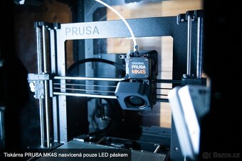 PRUSA MK4S + Enclosure s LED + MMU3 + kamera - 11