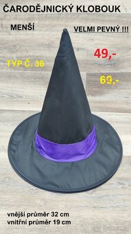 Čarodějnické klobouky - MENŠÍ - SLEVY - 11