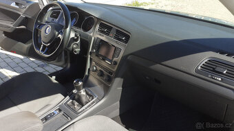 VW Golf VII combi, 1.2 tsi, 77kw, 1. majitel, ČR, serviska - 11