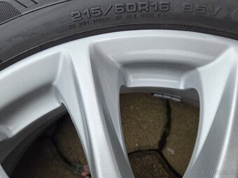 Pěkná letní sada Ford MONDEO MK5 16" 5x108 pneu 215/60/16 - 11