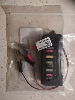 Tester autobaterie a alternátoru - 11