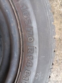 Zimní pneu s diskem 165 / 70 R14 ( Škoda Fabia I) - 11