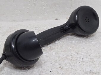 Retro smaltovaný telefon JYDSK s kličkou - 11