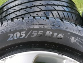 Mazda 5 letní alu komplet 5 x 114,3 (Matador 205/55/16) nové - 11