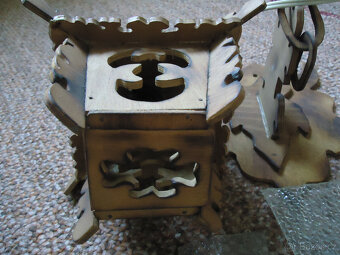 Nástěnná lampička - 2x, ruční výroba - vše originální - 11