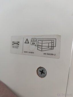 Palanda, vyvýšená postel patro 90x200 Ikea - 11