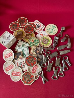 pivní tácek starý pivní tácek otvírák na pivo pivní láhev - 11