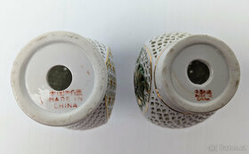 Čína porcelán - děrovaný, 11 kusů. - 11