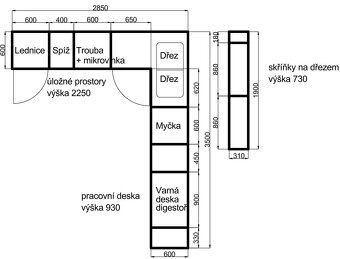 Kuchyň včetně spotřebičů - 11
