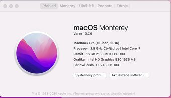 Macbook Pro 2016 15-inch - 11