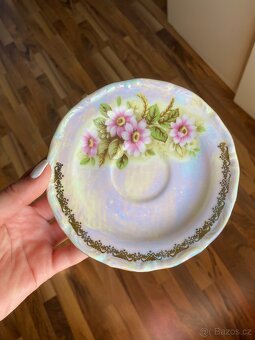 Vintage porcelánové hrníčky s podšálkem - 11