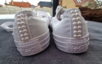 Tenisky Converse-pearls wedding edition - 11