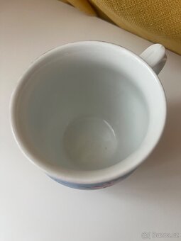 Starožitný hrnek buclák - nápis nezlob se mužíčku - 11