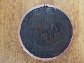 BRETAŇSKÉ PÁROVÉ DŘEVĚNÉ RUČNĚ VYŘEZANÉ TALÍŘE - 11