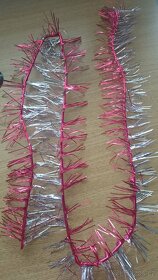 Vánoční řetězy, baňky, ubrusy,...retro - 11