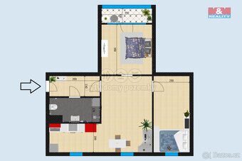 Prodej bytu 3+1, 64 m², Kolín, ul. Benešova - 11