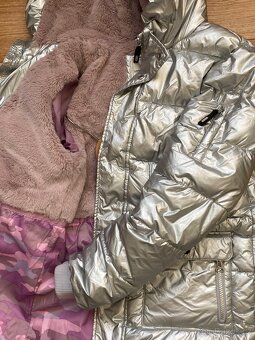 Dívčí zimní bunda dlouhá - Marks & Spencer vel. 158 - 11