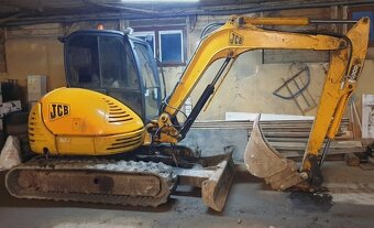 6.4t minibagr guma JCB 8052 dobré pásy - 11