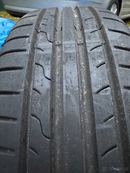 Letni orig.alu kola Škoda Octavia 4,nové pneu Dunlop - 11