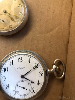 15x stříbrné kapesní hodinky DOXA ROSKOPF a jiné funkční - 11