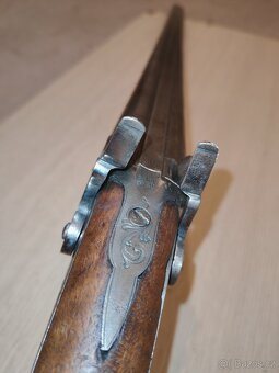 Starožitná perkusní brokovnice - TOP stav.. - 11