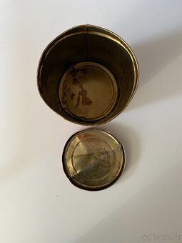 plechovka od oleje stará plechovka mazivo vazelína retro - 11