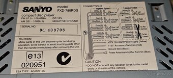 Autorádia Sony/ JVC/ Panasonic/Sanyo - 11