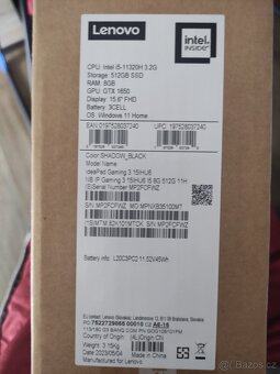 Predám herní notebook lenovo - 11