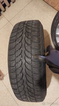 Originální Audi disky 7Jx15 H2 ET39 s pneumatikami Bridgesto - 11