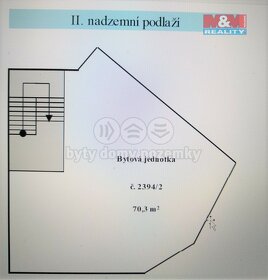 Prodej bytu 2+1 70 m2 v Aši, ul. Šumavská - 11