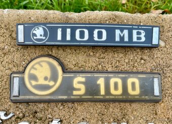 Škoda 1100 MB, 100, Octavia - znak logo - 11
