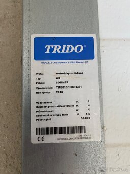 sekční garážová vrata TRIDO s el. pohonem - 11