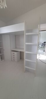 Postel Palanda Patrová postel Psací Stůl Skříň - 11