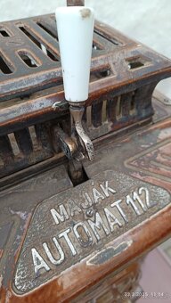 Historická kamna Maják automat 112 ,r. 1920 - 11