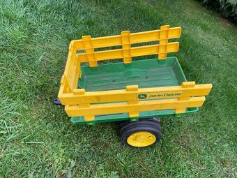 Elektrický traktor Peg Perego John Deere + 2x vozík - 11