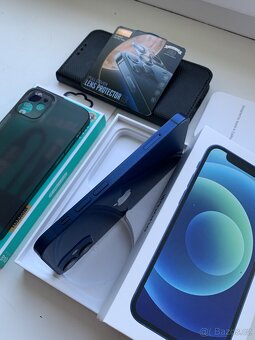 JAK NOVÝ - Apple Iphone 12 MINI 64GB BLUE -- KRÁSNÝ STAV -- - 11