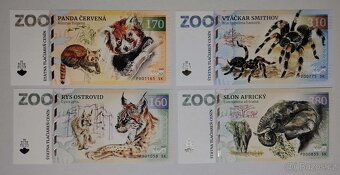 ZOOlar - pamätná suvenírová bankovka SK-CZ-PL ZOO - 11